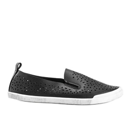 Zapatillas caladas Maegan negras negro