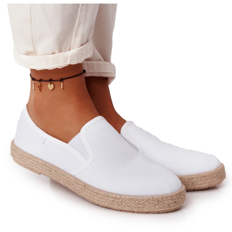 Alpargatas Con Suela Trenzada Big Star DD274015 Blanco