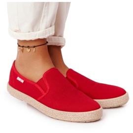 Alpargatas rojas con suela trenzada Big Star DD274018 rojo