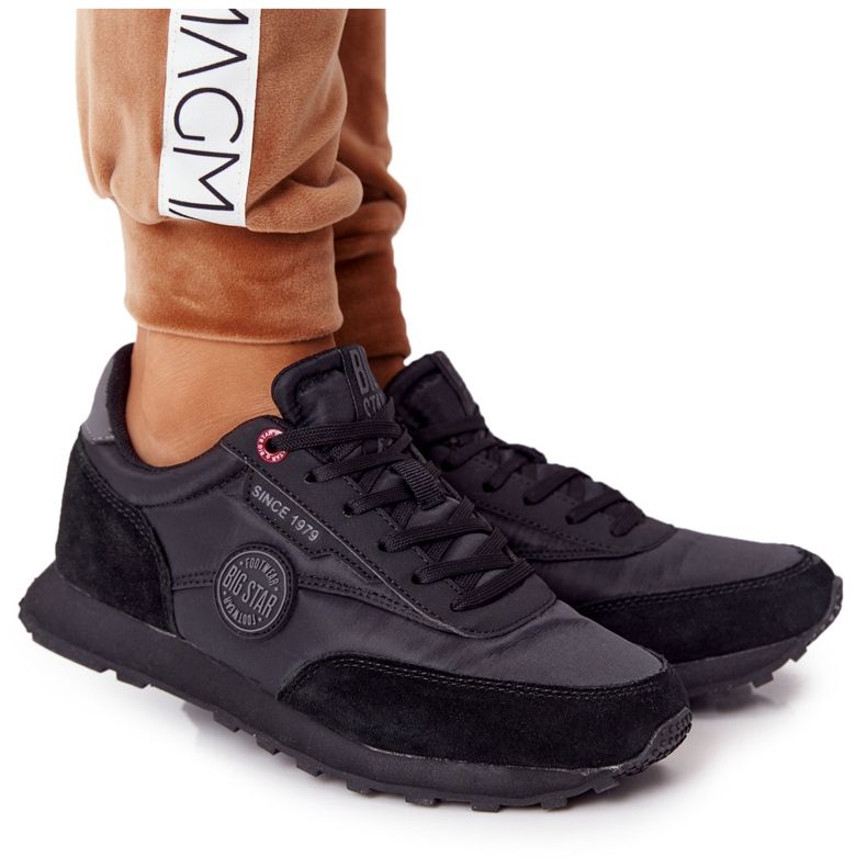 Zapatos deportivos de mujer Memory Foam Big Star HH274528 Negro