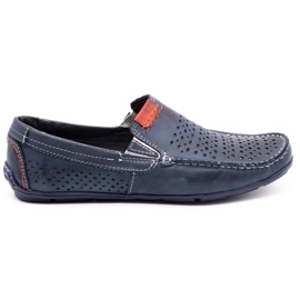 Olivier Zapatos de hombre mocasín 906 para el verano azul marino Olivier Zapatos de hombre mocasín 906 para el verano azul marino