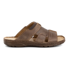 Polbut Zapatillas de hombre 358 marrón