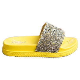 Seastar Zapatillas de moda en la plataforma amarillo