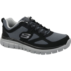 Zapato Skechers Burns Agoura M 52635-BKGY negro