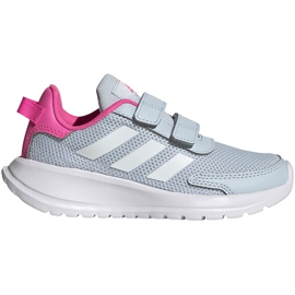 Zapatillas Adidas Tensaur Run C para niños gris-rosa FY9197