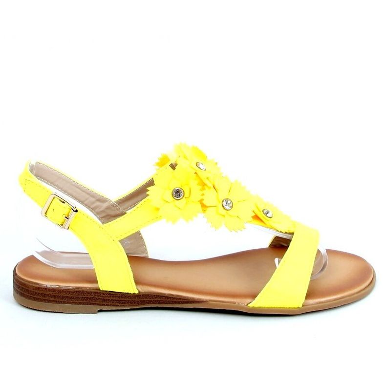 Sandalias de mujer amarillas F3273 Yellow amarillo
