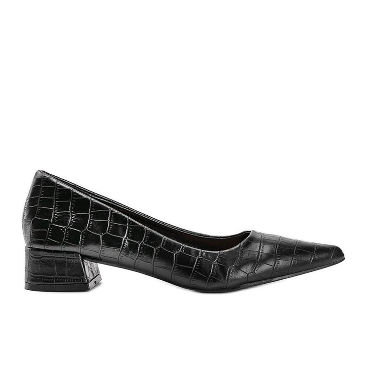 BM Zapatos de salón con motivo de piel de serpiente hallie negros