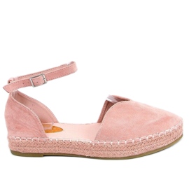 Alpargatas de mujer con corte rosa 1219 Pink rosado