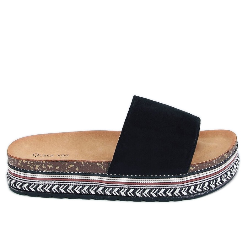 Pantuflas de corcho negro 218-211 Negro Pantuflas de corcho negro 218-211 Negro