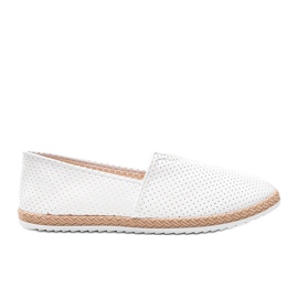 Mocasines Jaylene blanco calado