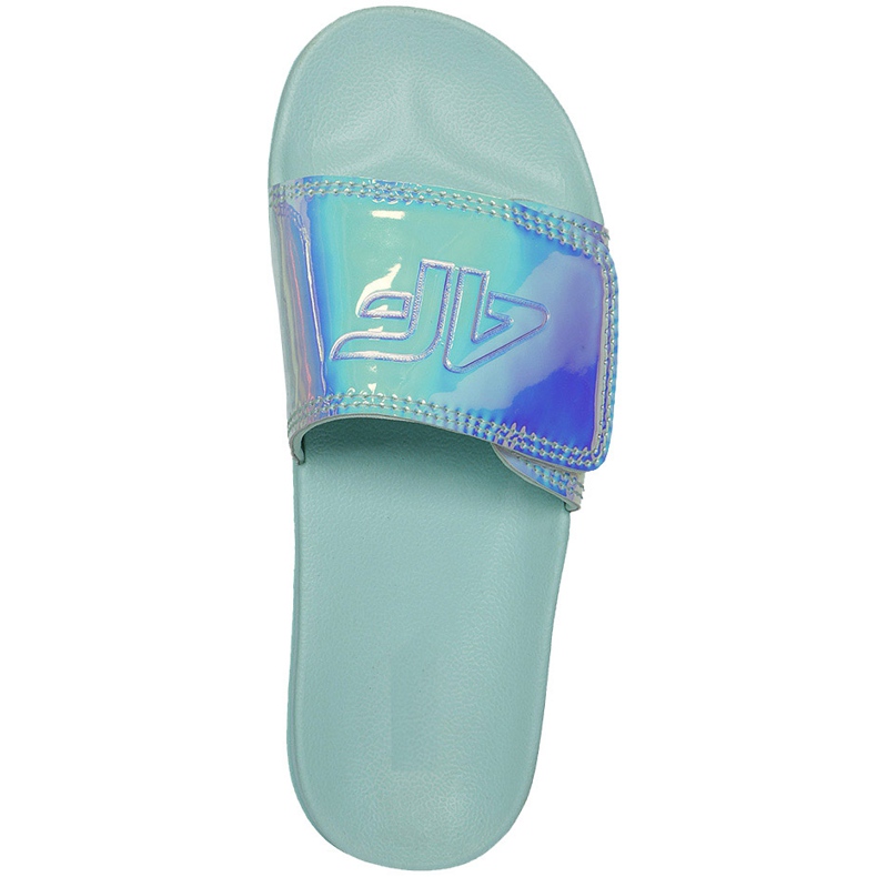 Pantuflas para niñas 4F turquesa HJL21 JKLD003 35S azul
