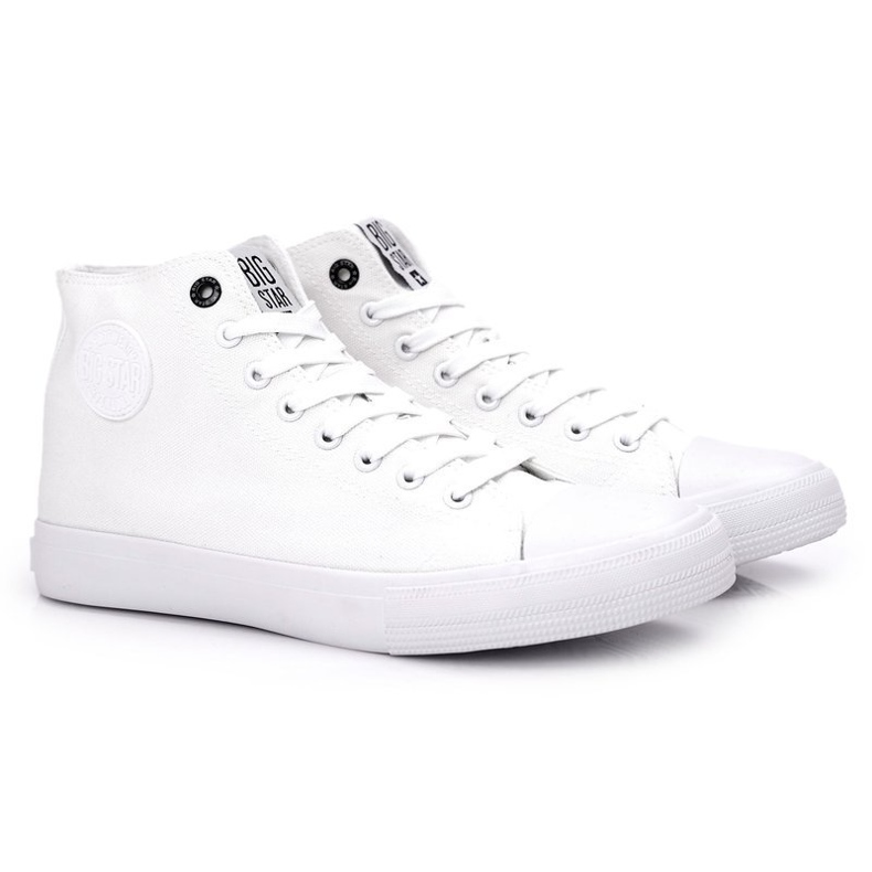 Zapatillas altas clásicas para hombre Big Star FF174551 Blanco