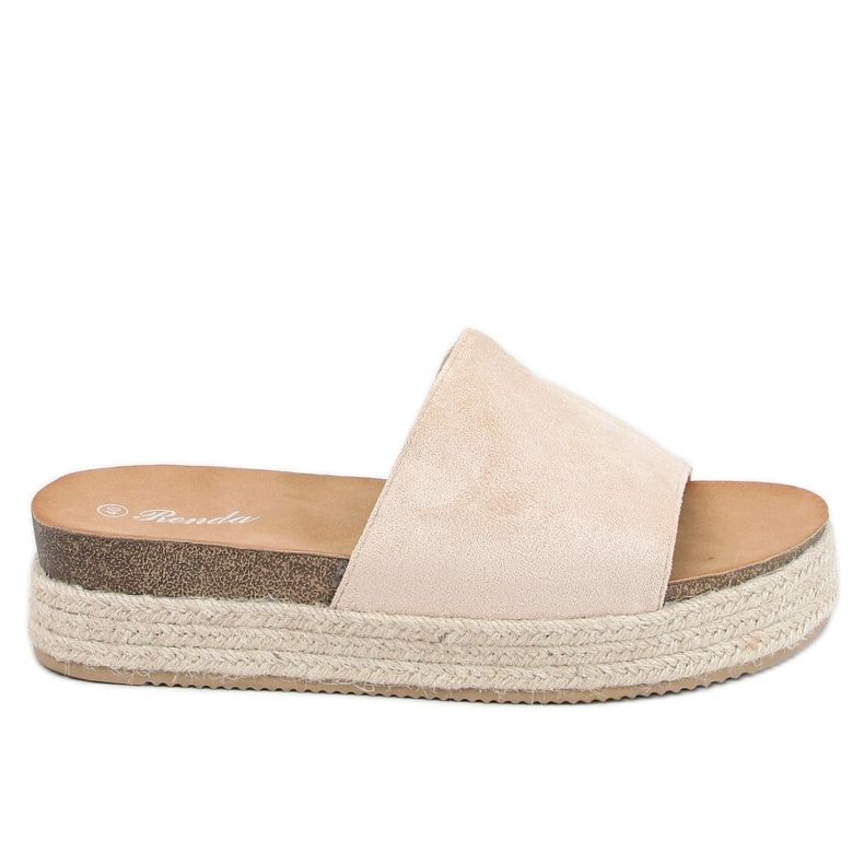 Pantuflas alpargatas beige 10-215 Beige Pantuflas alpargatas beige 10-215 Beige