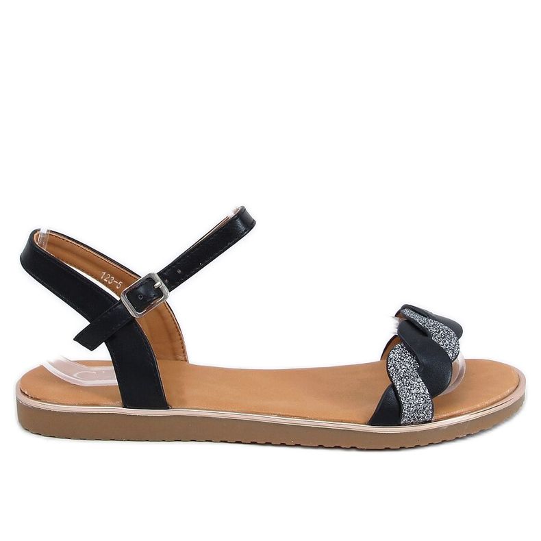Sandalias negras para mujer 123-5 Black negro