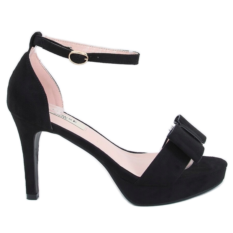 Negro 9R32 Sandalias plataforma negras