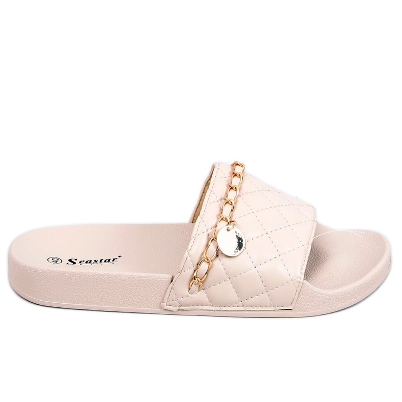 CK189P Pantuflas beige beige