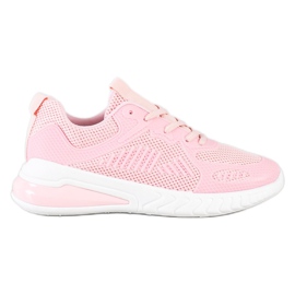 SHELOVET Calzado deportivo calado rosa