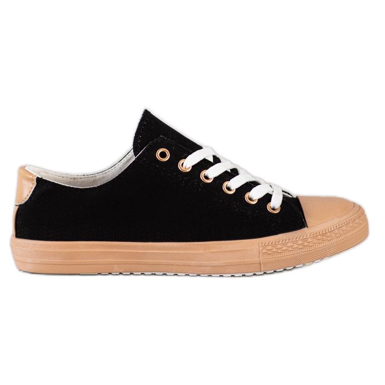SHELOVET Zapatillas Textiles negro