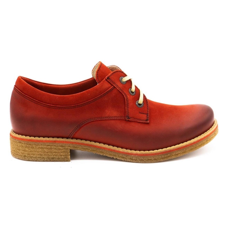ButBal Zapatos mujer piel 656B rojo
