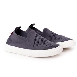 Zapatillas sin cordones Big Star HH374104 grises sin cordones para niños