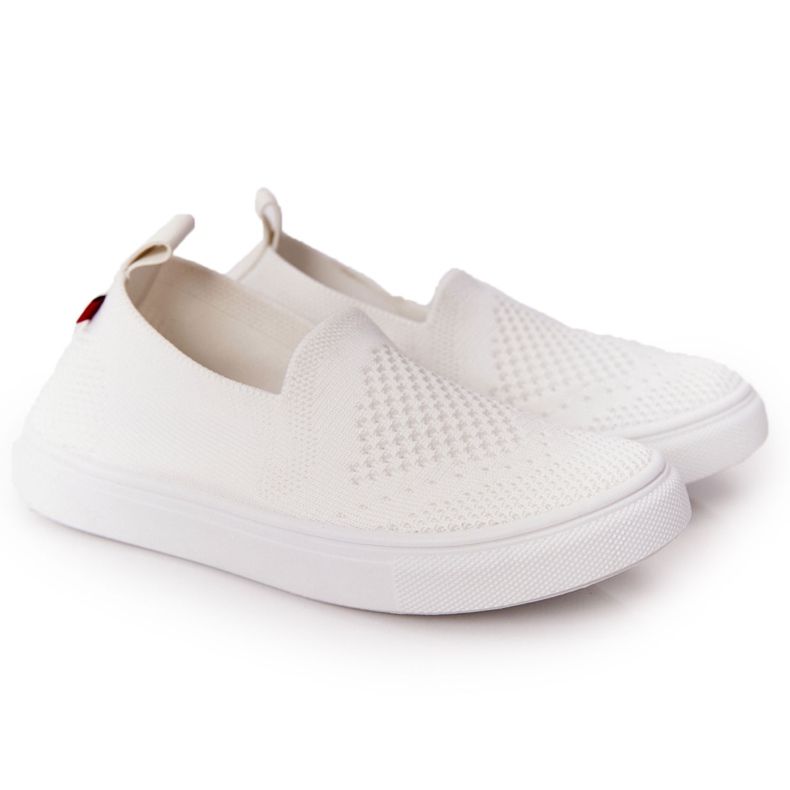 Zapatillas sin cordones Big Star HH374105 blancas sin cordones para niños blanco