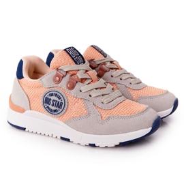 Zapatos deportivos para niños Memory Foam Big Star HH374180 Naranja