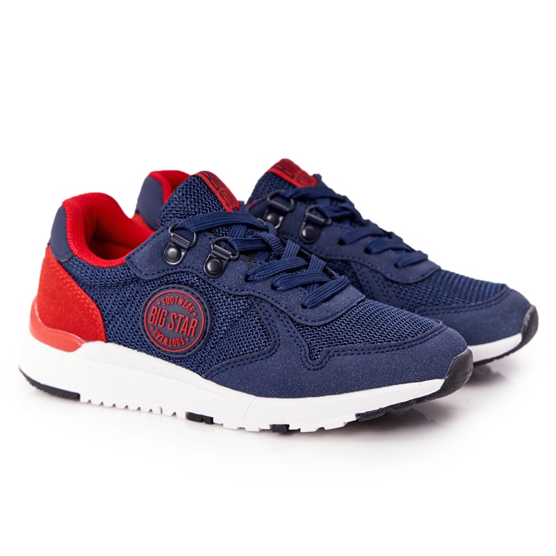 Zapatos Deportivos Para Niños Memory Foam Big Star HH374175 Azul Marino multicolor