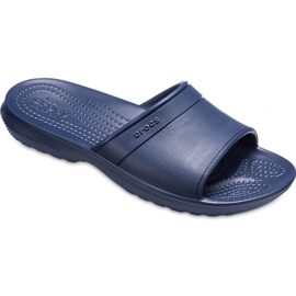 Crocs Classic Slide Kids Pantuflas para niños 204981410 azul marino