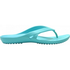 Sandalias Crocs Kadee Ii Flip W para mujer turquesa 202492 40M azul