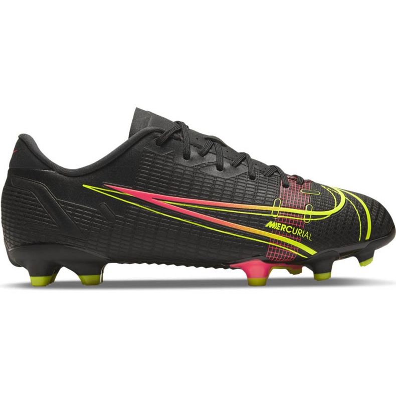 Zapatos de fútbol Nike Mercurial Vapor 14 Academy FG / MG Junior CV0811 090 negro negro