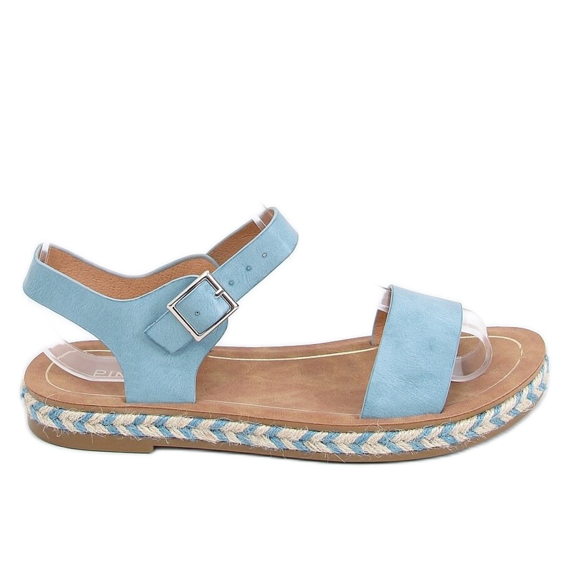 TH005 Sandalias alpargatas azules