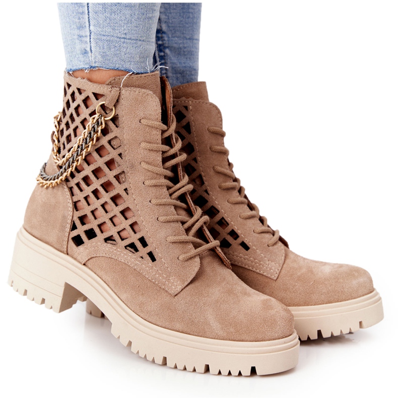 Botas caladas Workery Lewski Shoes 3030-0 Sand marrón