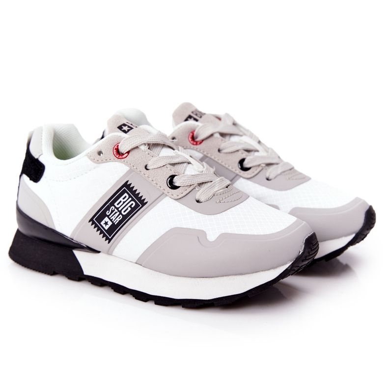 Zapatos deportivos para niños Memory Foam Big Star HH374168 Blanco