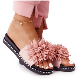 Pantuflas De Goma Con Jets Vinceza 20-30101 Rosa