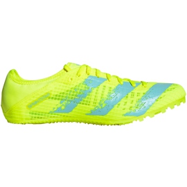 Zapatillas de hombres adidas Sprintstar spikes verdes FW2237