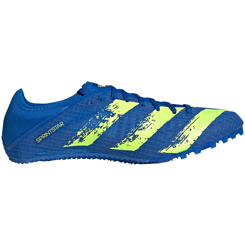 Zapatillas de hombres adidas Sprintstar spikes azul FY0325