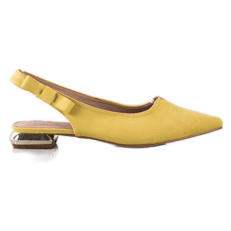 Filippo Zapatos de tacón amarillos con tacón abierto Filippo Zapatos de tacón amarillos con tacón abierto