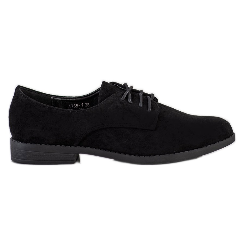 SHELOVET Zapatos clásicos con cordones negro