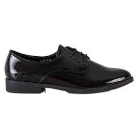 SHELOVET Zapatos clásicos con cordones negro