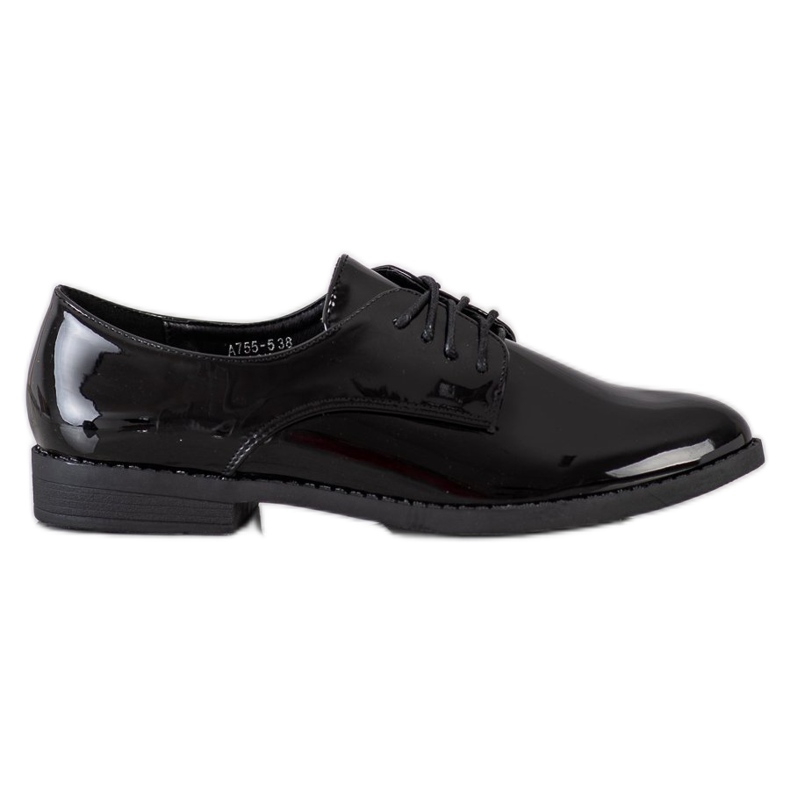 SHELOVET Zapatos clásicos con cordones negro