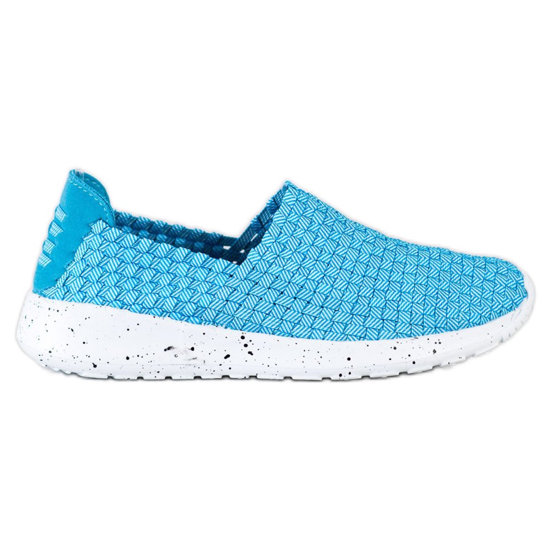 Sabatina Slipons trenzados azules