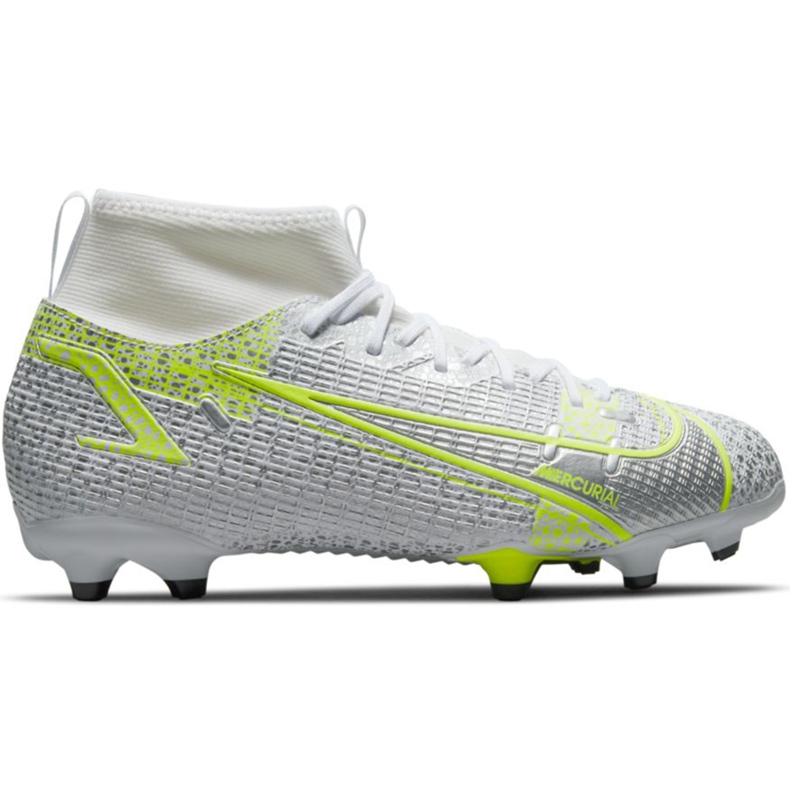 Zapatillas de fútbol Nike Mercurial Superfly 8 Academy FG / MG Junior CV1127 107 plata