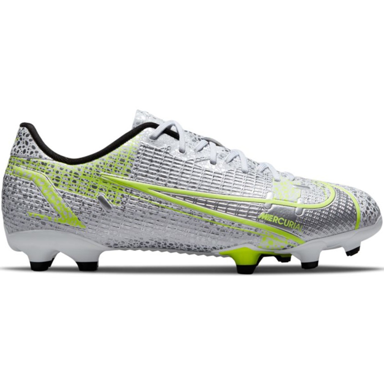 Zapatos de fútbol Nike Mercurial Vapor 14 Academy FG / MG Junior CV0811 107 plata