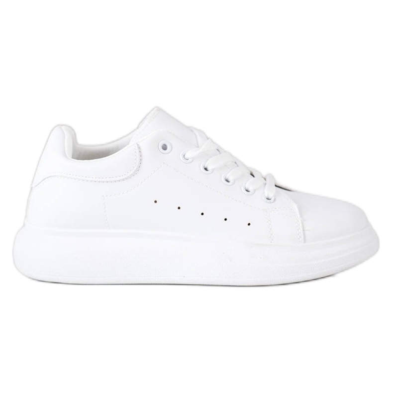 SHELOVET Zapatillas blancas en la plataforma blanco SHELOVET Zapatillas blancas en la plataforma blanco