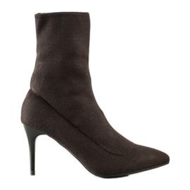 Sabatina Botas de primavera con tacón alto multicolor verde