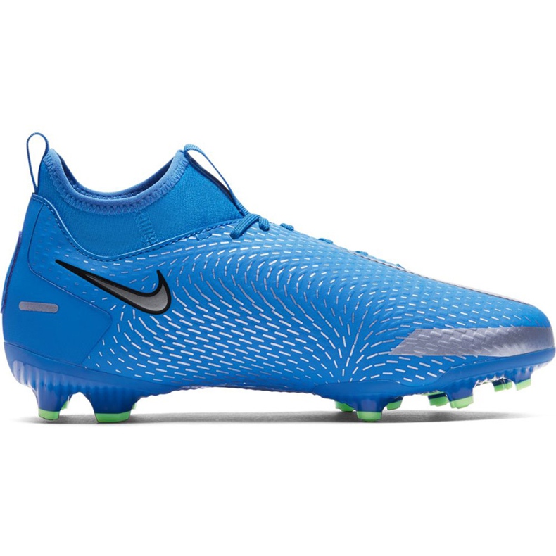 Zapatillas de fútbol Nike Phantom Gt Academy Df FG / MG Junior CW6694 400 azul azul