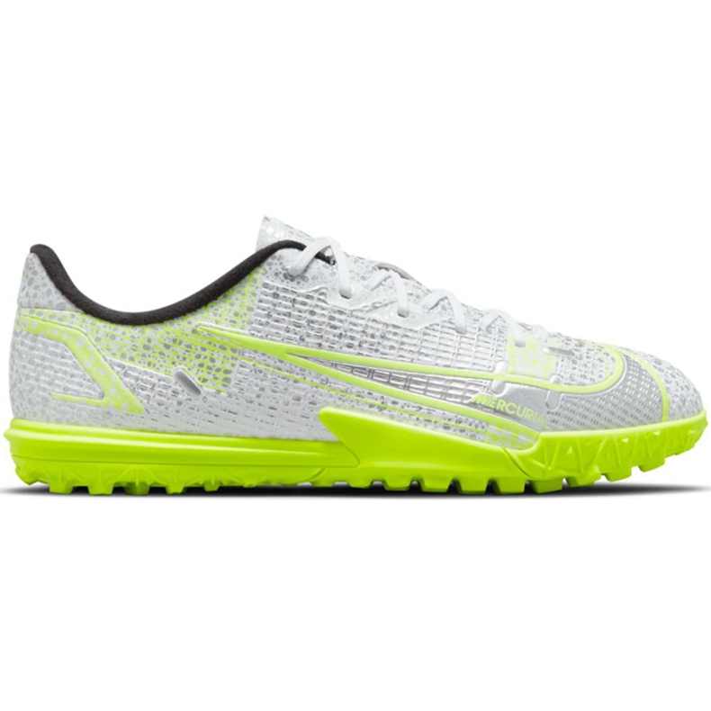 Calzado de fútbol Nike Mercurial Vapor 14 Academy Tf Junior CV0822 107 plata