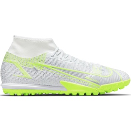 Zapatos de fútbol Nike Mercurial Superfly 8 Academy Tf CV0953 107 plata Zapatos de fútbol Nike Mercurial Superfly 8 Academy Tf CV0953 107 plata