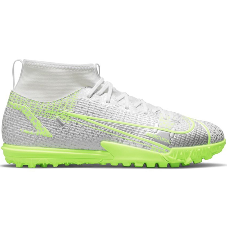 Calzado de fútbol Nike Mercurial Superfly 8 Academy Tf Junior CV0789 107 gris