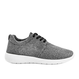 Zapatillas deportivas de brocado grises de Gretchen Zapatillas deportivas de brocado grises de Gretchen